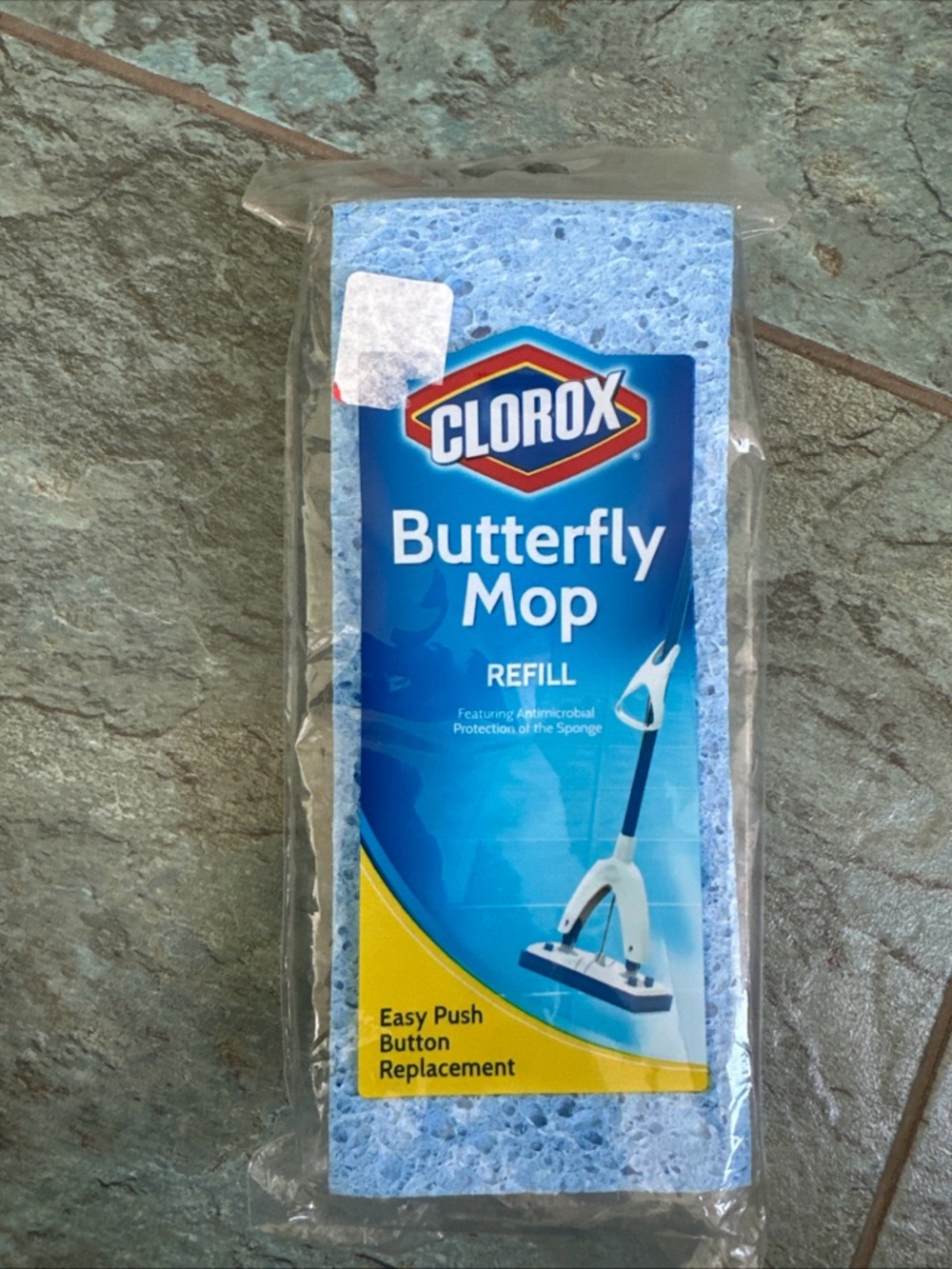Clorox Butterfly Mop Refill Easy Push Button Replacement Discontinued NOS SEALED